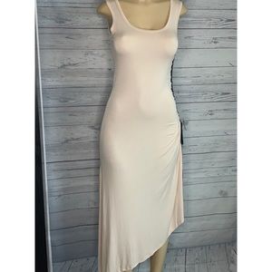 Unbranded Asymmetrical Hem Midi Dress Sz L